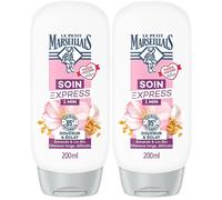 Le Petit Marseillais Soin Express Douceur & Éclat à l’Amande et aux Graines de lin Bio Shampooing 2x200 ml