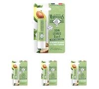 Le Petit Marseillais | Soin Lèvres 3 en 1 Beurre de Karité et Huile d’Avocat (tube de 4,9 g) - Baume à lèvres aux huiles d'origine végétale - Stick à lèvres avec 98% d'ingrédients d'origine naturelle