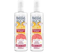 Le Petit Marseillais | Spray Zeste Démêlant Pamplemousse & Jasmin (flacon vaporisateur de 200 ml) - Soin sans rinçage pour démêler les cheveux - 95% d'origine naturelle et sans silicone (Lot de 2)