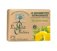 Le Petit Olivier - Savonnettes extra douces Verveine Citron - 2x100 g