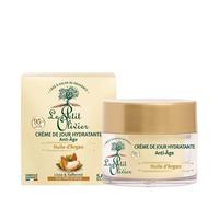 LE PETIT OLIVIER - Crème de Jour Hydratante Anti-Âge - Huile d'Argan - Lisse & Raffermit - Tous Types De Peaux - 95% D'Origine Naturelle - Sans Silicone - Fabriqué en France - 50 ml