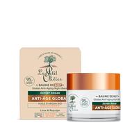LE PETIT OLIVIER - Baume de Nuit Nourrissant Anti-Âge - Huile d'Argan & Acide Hyaluronique - Lisse & Repulpe - Tous Types De Peaux - 95% D'Origine Naturelle - Fabriqué en France - 50 ml