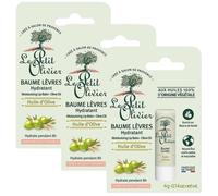 Le Petit Olivier Baume Lèvres Hydratant Huile D'Olive 4g Promo 2+1 Gratuit