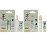 LE PETIT OLIVIER - Baume Lèvres Hydratant - Huile D'Olive - Hydrate Pendant 8h - Lèvres Sèches & Sensibles - Huiles 100% D'Origine Végétale - Fabriqué en France - 4 g (Lot de 2)