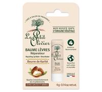 LE PETIT OLIVIER Baume Lèvres Réparateur Beurre de Karité 4g | Répare & Apaise, Lèvres Gercées et Abîmées, Huiles 100% d'Origine Végétale, Fabriqué en France