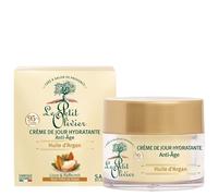 LE PETIT OLIVIER - Crème de Jour Hydratante Anti-Âge - Huile d'Argan, Vitamine C & Acide Hyaluronique - Lisse & Illumine- Tous Types De Peaux - 99% D'Origine Naturelle - Fabriqué en France - 50 ml