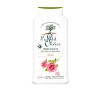 LE PETIT OLIVIER Crème Douche Extra Douce & Hydratante Parfum Rose 500ml | PH Neutre Pour la Peau, Extraits d'origine naturelle, Testé Dermatologiquement, Sans Savon, Sans Colorant, Fabriqué en France