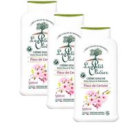 Le Petit Olivier Crème Douche Fleur De Cerisier 500ml Promo 2+1 Gratuit
