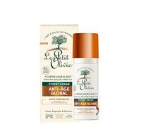 Le Petit Olivier – Crème Jour & Nuit Anti-Âge – Huile d'Argan & Acide Hyaluronique – 50 ml