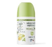 LE PETIT OLIVIER - Déodorant Fraîcheur - Verveine Citron - Respectueux de la Peau - Efficacité 24 h - Sans Alcool - 98% d'Origine Naturelle - Flacon Rechargeable - Fabriqué en France - 50 ml