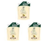 LE PETIT OLIVIER - Eco-Recharge Shampooing Crème Soin Nutrition - Huiles D'Olive, Karité & Argan - Nourrit & Répare - Cheveux Secs & Abîmés - Sans Silicone, Sans Sulfate - Fabriqué en France - 500ml