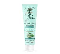 LE PETIT OLIVIER - Gel D'Aloe Vera - Aloe Vera Bio & Thé Vert - Visage Et Corps - Hydratant - Sans Parfum - Peaux Normales à Sèches - 99% D'Origine Naturelle - Fabriqué En France - 150 ml