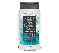 LE PETIT OLIVIER - Gel Douche Homme 4 en 1 - Fraîcheur Marine - Corps Visage, Barbe & Cheveux - Parfum Frais & Vivifiant - Nettoie en Douceur - PH Neutre Pour la Peau - Fabriqué en France - 250ml