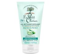 LE PETIT OLIVIER - Gel Nettoyant Purifiant - Aloe Vera & Thé Vert - Nettoie & Rafraîchit - Peaux Normales à Mixtes - 98% D'Origine Naturelle - Sans Sulfate - Fabriqué en France - 150 ml