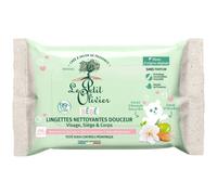 Le Petit Olivier Lingettes Nettoyantes Douceur Visage/Siège/Corps 56 Pièces