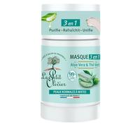 LE PETIT OLIVIER - Masque Stick Pureté - Argile Blanche & Aloe Vera - Purifie, Rafraîchit & Unifie - Peaux Normales à Mixtes - 99% d'Origine Naturelle - Sans Silicone - Fabriqué en France - 50g