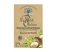 Le Petit Olivier Savon Solide Doux Surgras au Beurre de Karité 250g | Hydratant & Nourrissant | Idéal pour la Peau | Cosmétique Naturel - Le Lot De 4