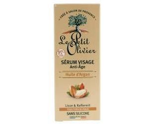 Le Petit Olivier Sérum Visage Anti-Âge Huile d'Argan 30 ml - Flacon-Pompe 30 ml