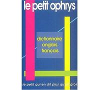 Le petit Ophrys - Dictionnaire anglais-français - Christian Bouscaren - Ophrys - relié - Dictionnaire et encyclopédie
