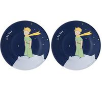 Le Petit Prince ASSIETTE À DESSERT BLEU MARINE Ø 20cm (Lot de 2)