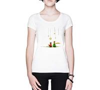 Le Petit Prince Blanc Femme T-Shirt Taille XXL White Women's Tee Size XXL