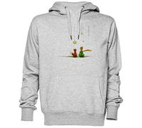 Le Petit Prince Gris Sweat À Capuche Sweat-Shirt Jersey Unisexe Homme Femme Taille XL Grey Unisex Hoodie Size XL