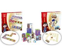 Le Petit Prince Jeux 3er Set Note Domino Stapelwürfel 3in1 Enfants Jeux