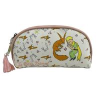 Le Petit Prince Trousse de Toilette en Forme de Demi-Lune, Accessoire de Voyage, Couleur Beige, Produit Officiel, graines de Rose (CyP Brands), Beige, Trousse de Toilette