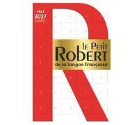 Le Petit Robert De La Langue Française