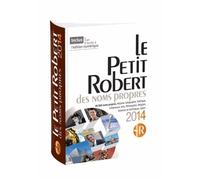 Le Petit Robert Des Noms Propres
