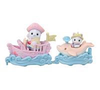 Sylvanian Families – Jouet – Le Petit Train de la mer – 2 figurines incluses – 3 ans+ – 5820