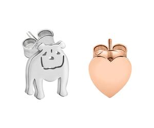 Le Petite Story Boucles D´oreilles Dog Kitty Bulldog Ss