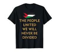 Le Peuple uni ne Sera jamais divisé en Palestine Soutien T-Shirt Graphique avec Valeur