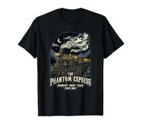 Le Phantom Express : Midnight Ghost Terror V Train Halloween T-Shirt