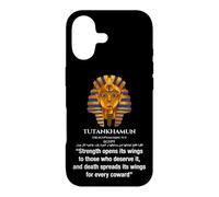 Le Pharaon égyptien King Tut Masque Toutankhamon Citations Coque pour iPhone 17