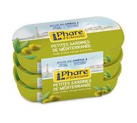 Le phare d'Eckmuhl - Petites sardines à l'huile d'olive 3x55g - Vendu par unité