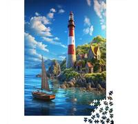Le Phare Puzzle 1000 Pièces en Bois pour Adultes pour des Jeux D'activités Familiales StimulLes Fourmis Puzzles 1000 Pièces pour Adultes 1000pcs (75x50cm)