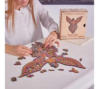 Le phénix flamboyant puzzle bois, c b