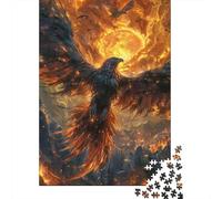 Le phénix Mythique se lève 1000 Pièces Carton Épais Puzzle Classique Senior Jigsaw Enthusiastes Difficile Défiant Décoration Murale Pack De Valeur 38x26cm/1000pcs