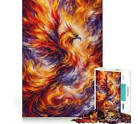 Le Phénix renaît, Puzzle de 1000 pièces pour Adolescents, Jeu de logique et de réflexion, détente mentale, découpe précise, Cadeau de Noël (38x52cm)