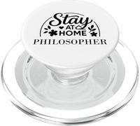 Le Philosophe Stay at Home Convient aux Enfants, aux Hommes et aux Femmes. PopSockets PopGrip pour MagSafe