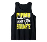 Le Piano est Mon âme sœur déclaration Musicale Débardeur