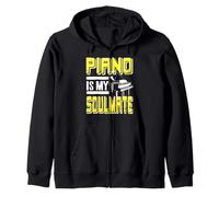 Le Piano est Mon âme sœur déclaration Musicale Sweat à Capuche