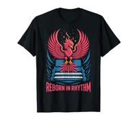 Le Piano Phoenix renaît dans Un Design Rythmique T-Shirt