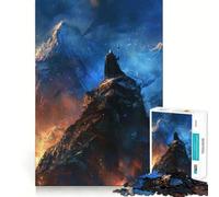 Le Pic de la Valeur pour Adultes Puzzle de 1000 Pièces Jeu de Réflexion Soulagement de l'Anxiété Bords Précis Cadeau Attentionné (38x26cm)