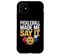 Le pickleball me fait dire de mauvais mots Joueurs de pickleball à pagaie Coque pour iPhone 11