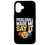 Le pickleball me fait dire de mauvais mots Joueurs de pickleball à pagaie Coque pour iPhone 16