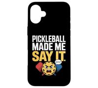 Le pickleball me fait dire de mauvais mots Joueurs de pickleball à pagaie Coque pour iPhone 16 Plus
