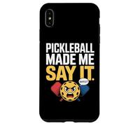 Le pickleball me fait dire de mauvais mots Joueurs de pickleball à pagaie Coque pour iPhone XS Max