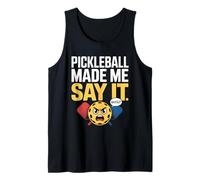 Le pickleball me fait dire de mauvais mots Joueurs de pickleball à pagaie Débardeur